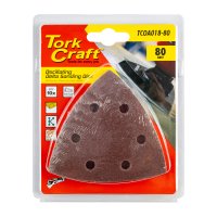 (image for) Oscillating Sandpaper A/o 93mm 10pc Delta Shape 80grit