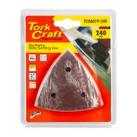 (image for) Oscillating Sandpaper A/o 80mm 10pc Delta Shape 240grit