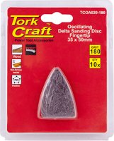 (image for) Oscillating Sandpaper A/o 35x50mm 10pc Fingertip 180grit