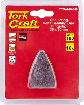 (image for) Oscillating Sandpaper A/o 35x50mm 10pc Fingertip 180grit