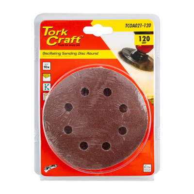 (image for) Oscillating Sandpaper A/o 115mm 10pc Round 120grit