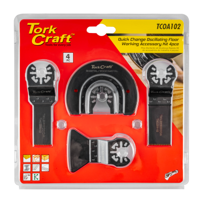 (image for) Quick Change Oscillating Floor Working Accessory Kit 4pc