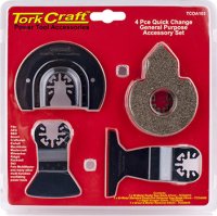 (image for) Quick Change Oscillating General Purpose Accessory Kit 4pc