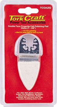 (image for) Quick Change Base & Arbor 35mm D/f Fingertip Felt Polishing Pad