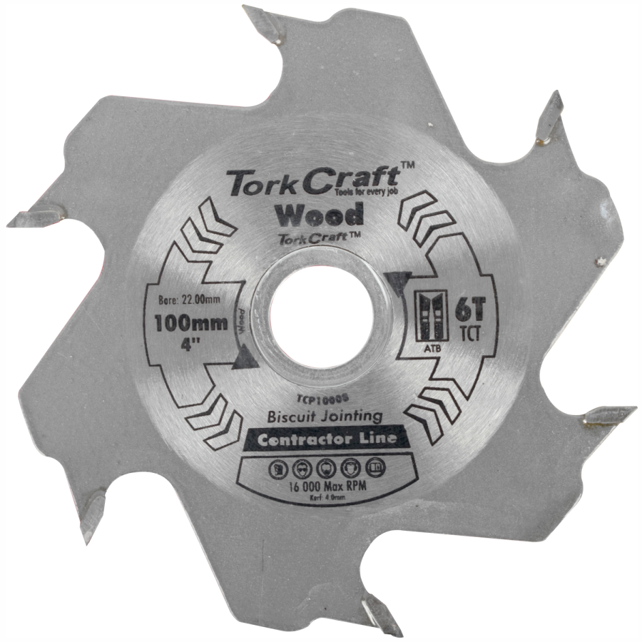 (image for) Blade Biscuit Joiner 100 X 6t 22.0mm Tct