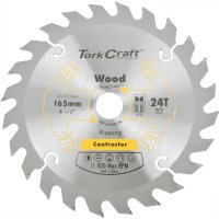 (image for) Blade Contractor 165 X 24t 20/16 Circular Saw Tct