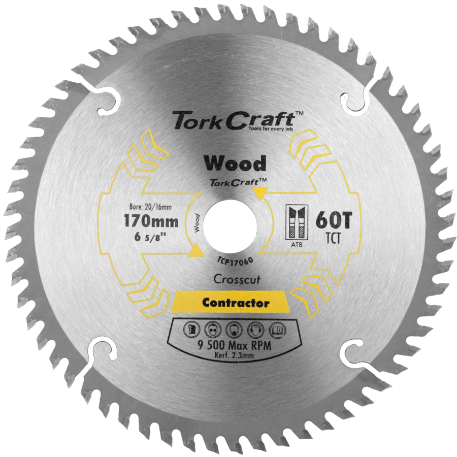 (image for) Blade Contractor 170x60t 20/16 Circular Saw Tct