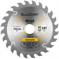 (image for) Blade Contractor 180 X 24t 30/20/16 Circular Saw Tct