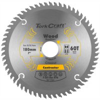 Blade Contractor 180 X 60t 30/20/16 Circular Saw Tct (image for) Blade Contractor 180 X 60t 30/20/16 Circular Saw Tct