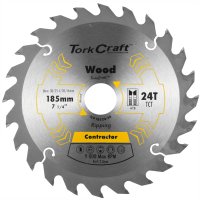 (image for) Blade Contractor 185 X 24t 30/20/16/1 Circular Saw Tct