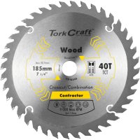 (image for) Blade Contractor 185 X 40t 20/16 Circular Saw Tct