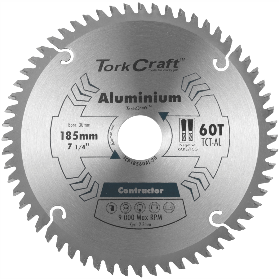 (image for) Blade Contractor Alum 185 X 60t 30 Circular Saw Tct