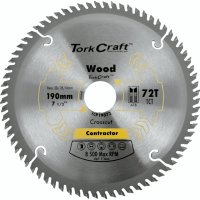 (image for) Blade Contractor 190 X 72t 30/20/ Circular Saw Tct