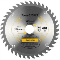 Blade Contractor 200 X 40t 30/1/20/16 Circular Saw Tct (image for) Blade Contractor 200 X 40t 30/1/20/16 Circular Saw Tct