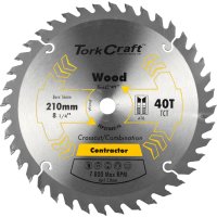 Blade Contractor 210 X 40t-16mm Circular Saw Tct (image for) Blade Contractor 210 X 40t-16mm Circular Saw Tct