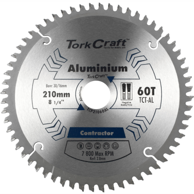 (image for) Blade Contactor Alum 210 X 60t 30/16 Circular Saw Tct