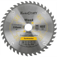 Blade Contractor 230 X 40t 30/1/20/16 Circular Saw Tct (image for) Blade Contractor 230 X 40t 30/1/20/16 Circular Saw Tct