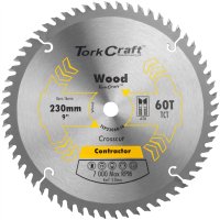Blade Contractor 230 X 60t 16mm Circular Saw Tct (image for) Blade Contractor 230 X 60t 16mm Circular Saw Tct