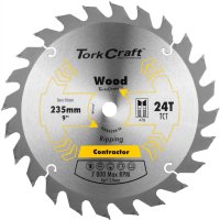 (image for) Blade Contractor 235 X 24t 16mm Circular Saw Tct