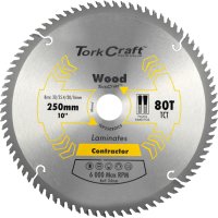 (image for) Blade Contractor 250 X 80t Tcg Neg Circular Saw Tct