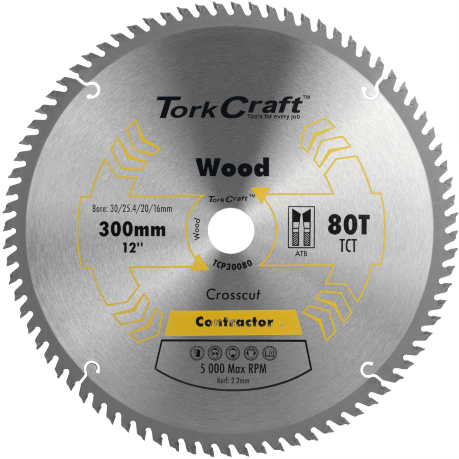 (image for) Blade Contractor 300 X 80t 30/1/20/16 Circular Saw Tct