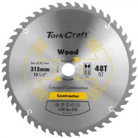 Blade Contractor 315mm X 48t 30mm Bore Circular Saw Tct (image for) Blade Contractor 315mm X 48t 30mm Bore Circular Saw Tct