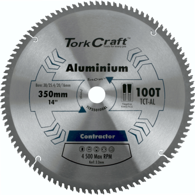 (image for) Blade Contractor Alum 350 X 100t Tcg Neg Circular Saw Tct