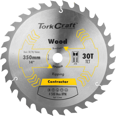 (image for) Blade Contractor 350 X 30t 30/1 Circular Saw Tct