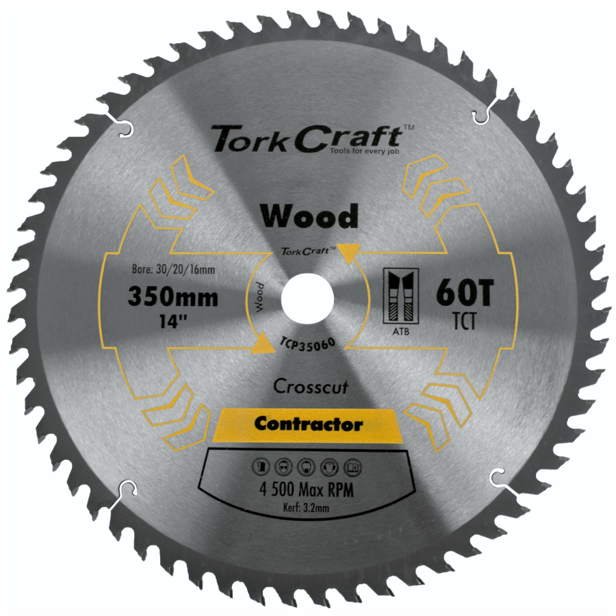 (image for) Blade Contractor 350 X 60t 30 Circular Saw Tct