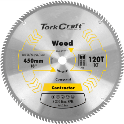 (image for) Blade Contractor 450 X 120t 30/1 Circular Saw Tct