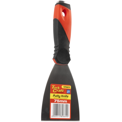 (image for) Putty Knife 75mm S/steel Blade Soft Grip Steel Cap