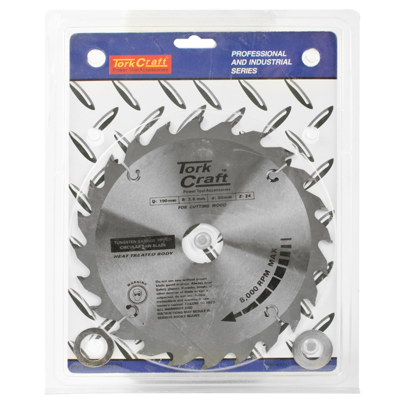 (image for) Blade Tct 190 X 24t 30/20/16 Atb Positive Profesional Industrial