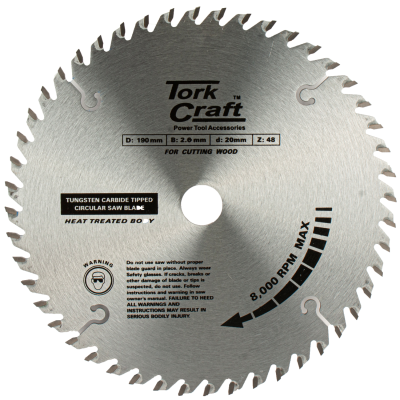 (image for) Blade Tct 190 X 48t 30/20/16 Tcg Positive Profesional Industrial