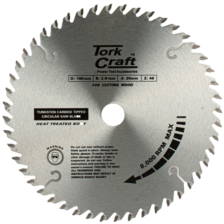 (image for) Blade Tct 190 X 48t 30/20/16 Tcg Positive Profesional Industrial