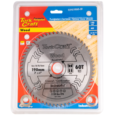 (image for) Blade Tct 190 X 60t 30/20/16 Atb Positive Profesional Industrial