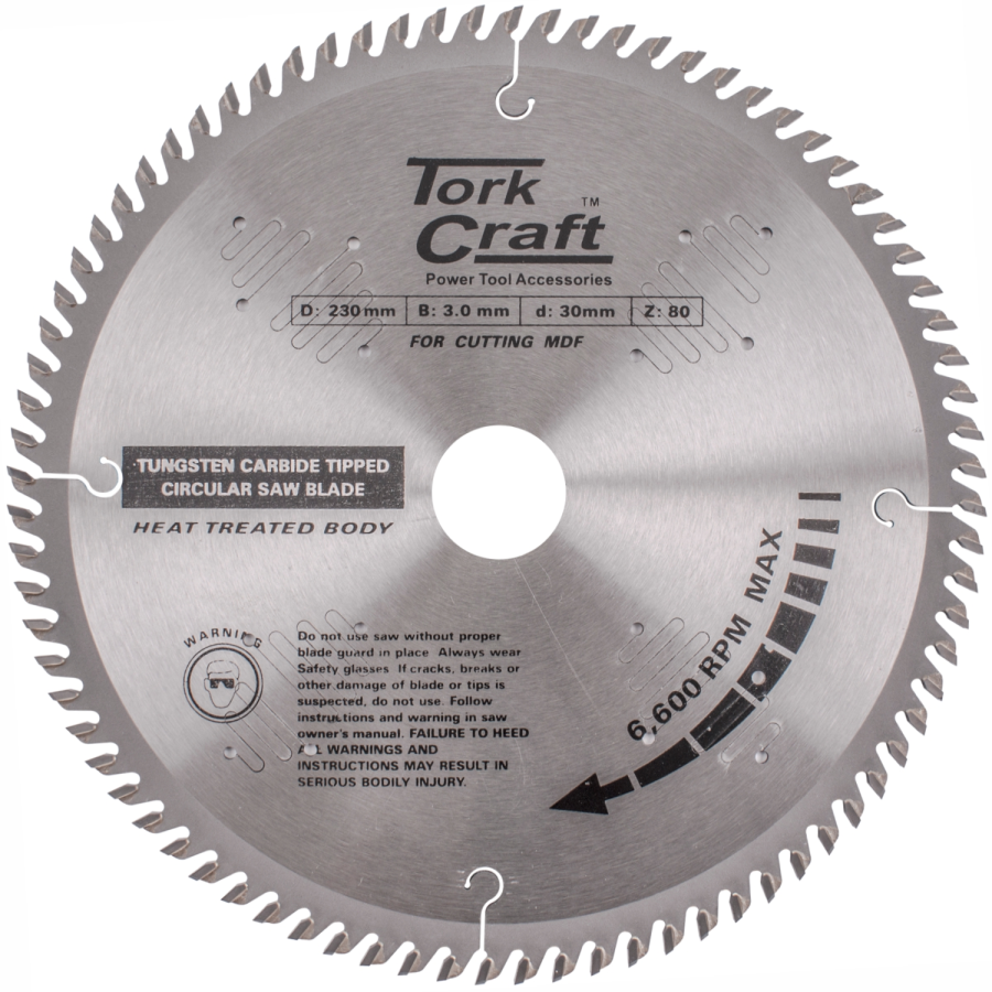 (image for) Blade Tct 230 X 80t 30/1/16 Tcg Positive Profesional Industrial