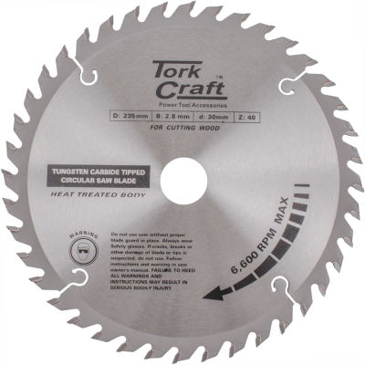 (image for) Blade Tct 235 X 40t 30/25/16 Atb Positive Profesional Industrial