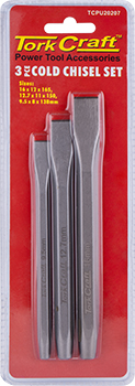 (image for) Tork Craft Cold Chisel 3pc