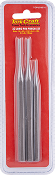(image for) Tork Craft Long Pin Punch Set 3pc