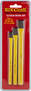(image for) Tork Craft Cold Chisel Set 3pc
