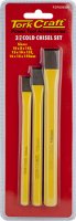 (image for) Tork Craft Cold Chisel Set 3pc