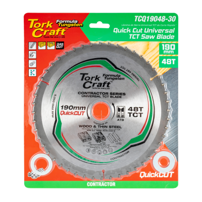 (image for) Universal Quick Cut Tct Blade 190x48t 30-20-16