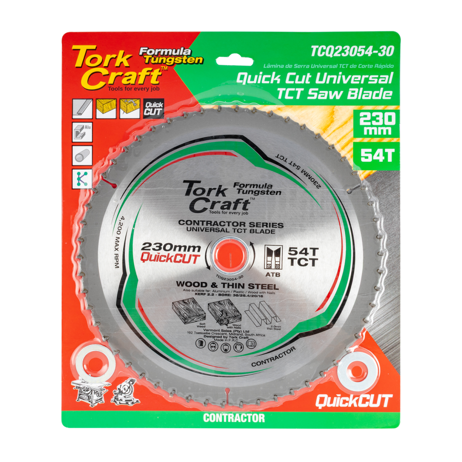(image for) Universal Quick Cut Tct Blade 230x54t 30-20