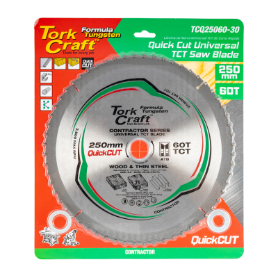 (image for) Universal Quick Cut Tct Blade 250x60t 30-20-16