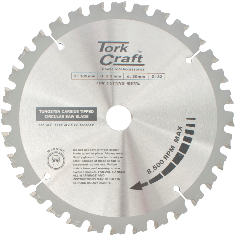 (image for) Tct Blade Steel Cutting. 185x32t 20/16