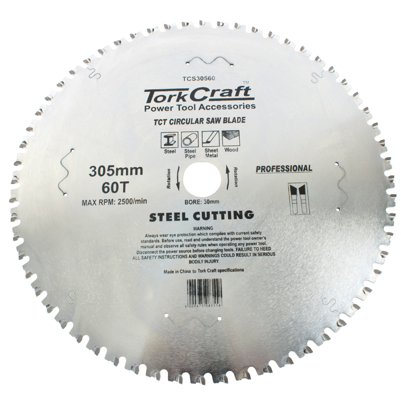 (image for) Tct Blade Steel Cutting 305x60t 30mm