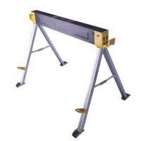 Saw Horse Steel Tressle 900mm X 730mm Foldable Single Frame (image for) Saw Horse Steel Tressle 900mm X 730mm Foldable Single Frame