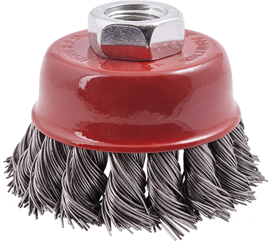 (image for) Wire Cup Brush 65 X M14 Knotted Stainless Steel Tcw