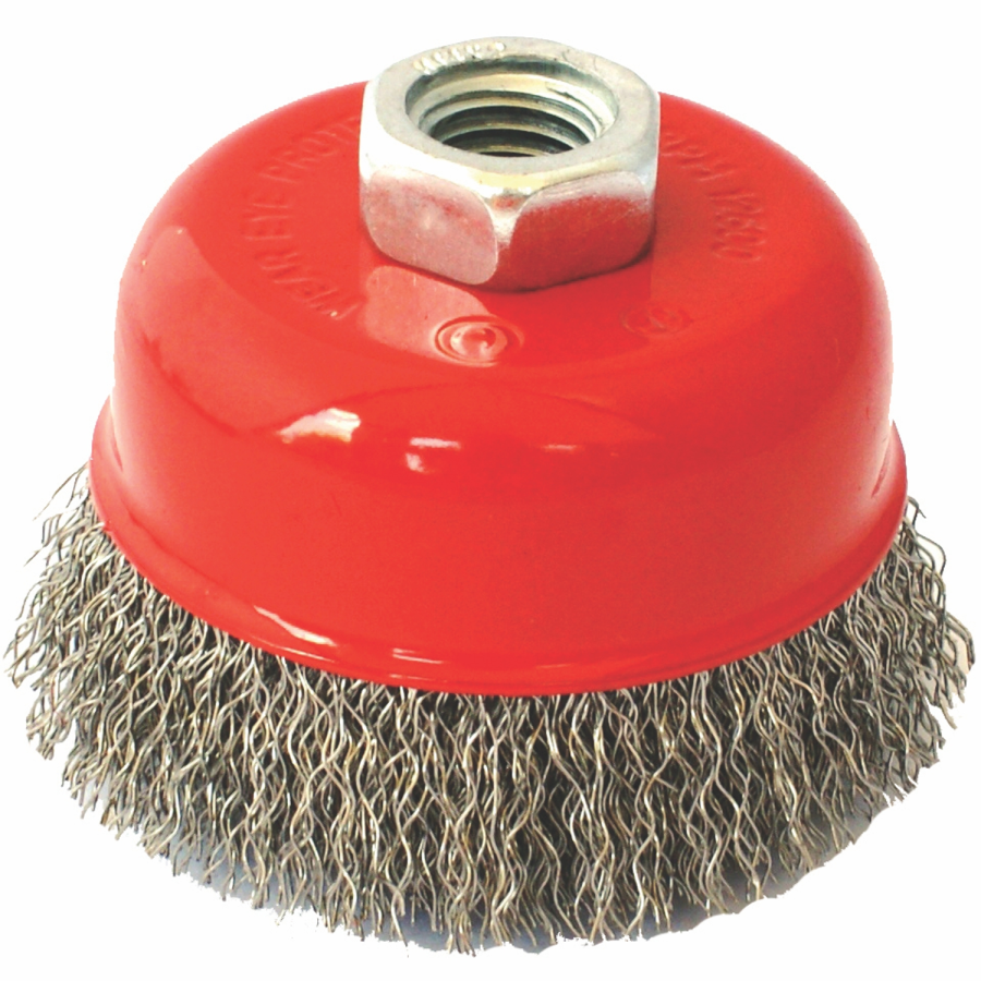 (image for) Wire Cup Brush 75 X M14 Crimped Stainless Steel Tcw