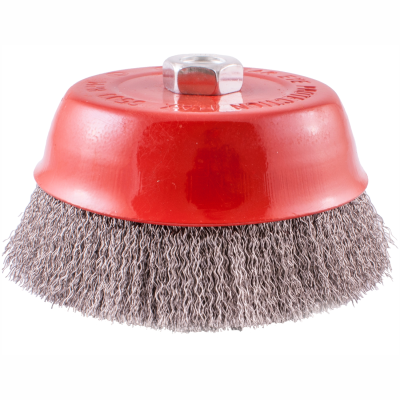 (image for) Wire Cup Brush 150 X M14 Crimped Stainless Steel Tcw